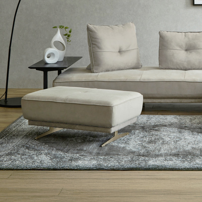 アルフレード オットマンスモール ペールゴールド脚