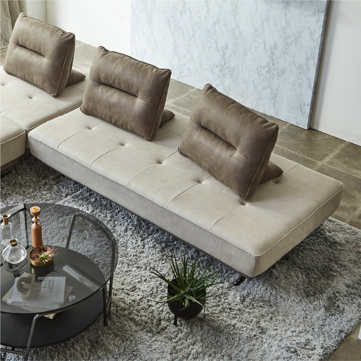 アベンタ 3人掛けソファ 幅180cm