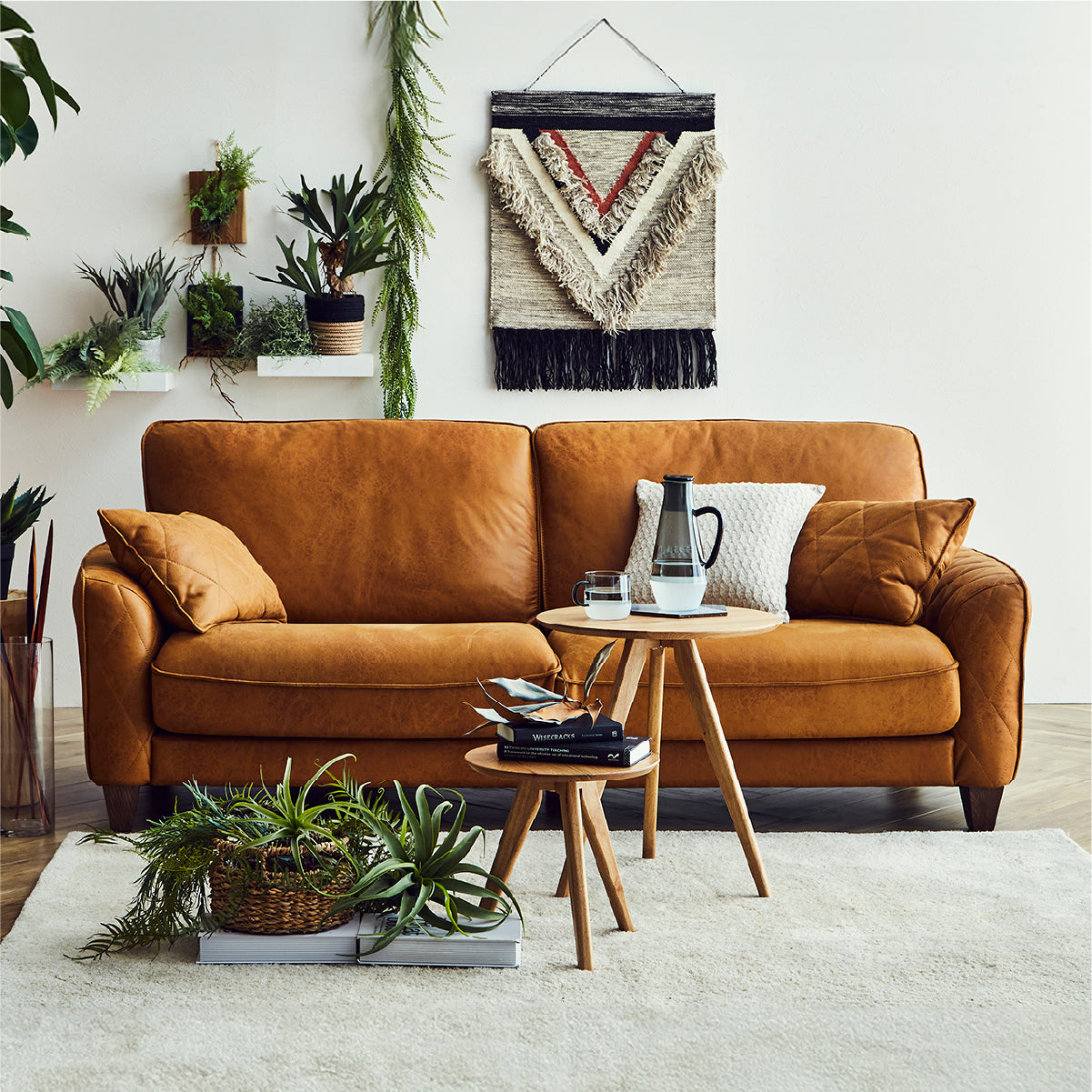 コロンバスⅡ 3人掛けソファ 幅202cm