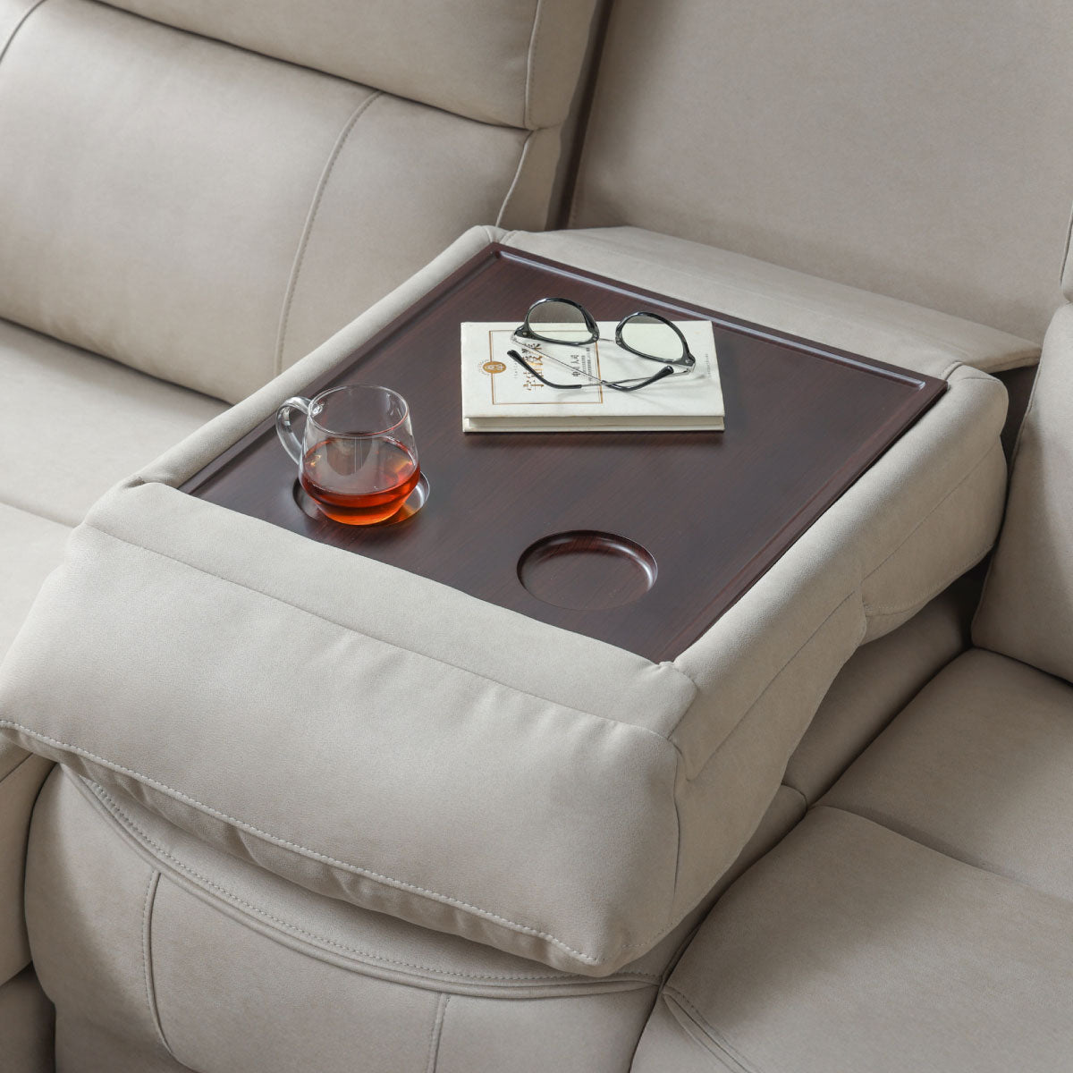 ジャグ 右電動カウチソファ 幅195cm