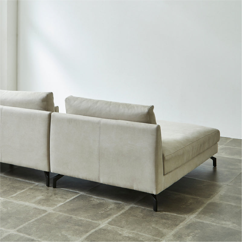 グラシエーロ シェーズソファ 幅100cm