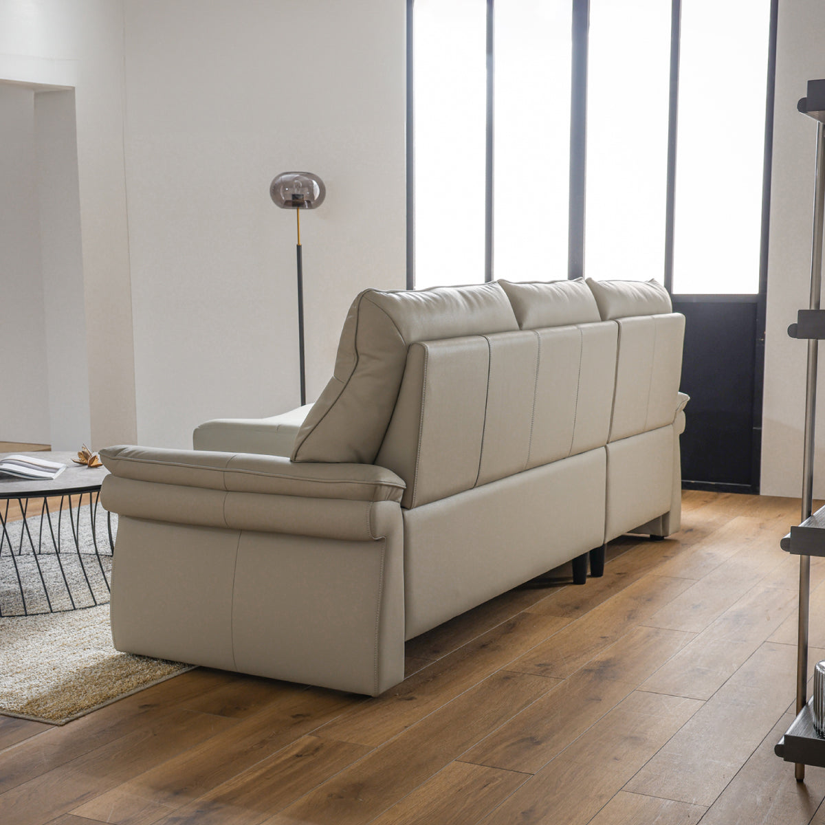 ライベラB 木脚 カウチソファ