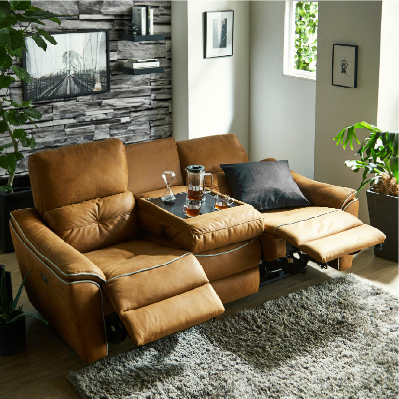 バッジオ 3人掛け電動ソファ幅190cm