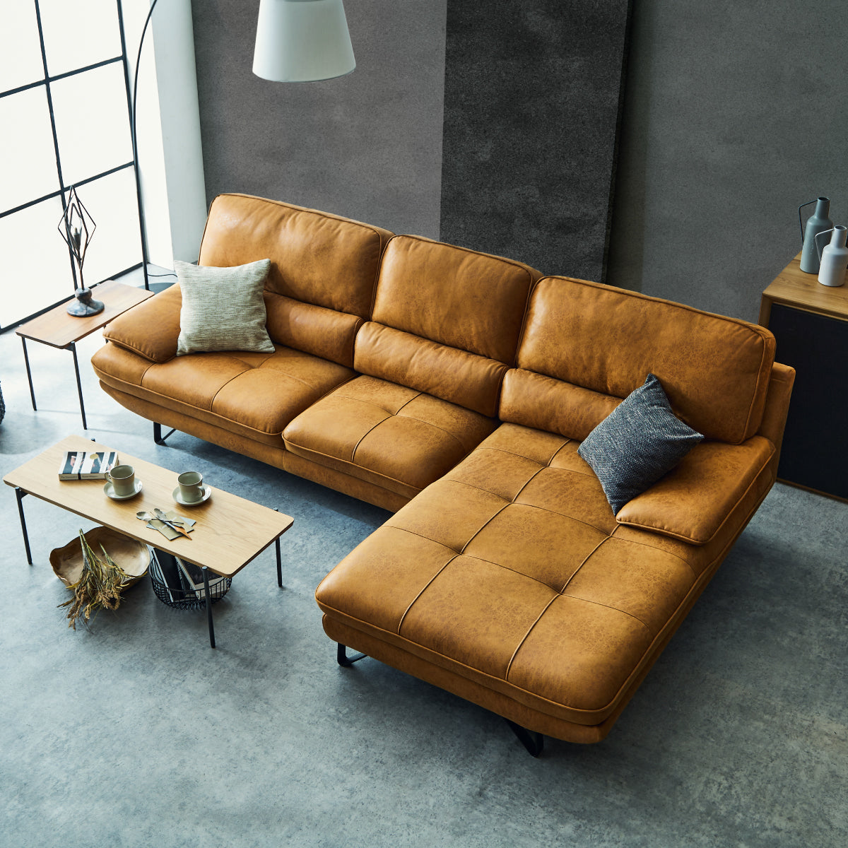 ムラーノ 3人掛けソファ 幅206cm