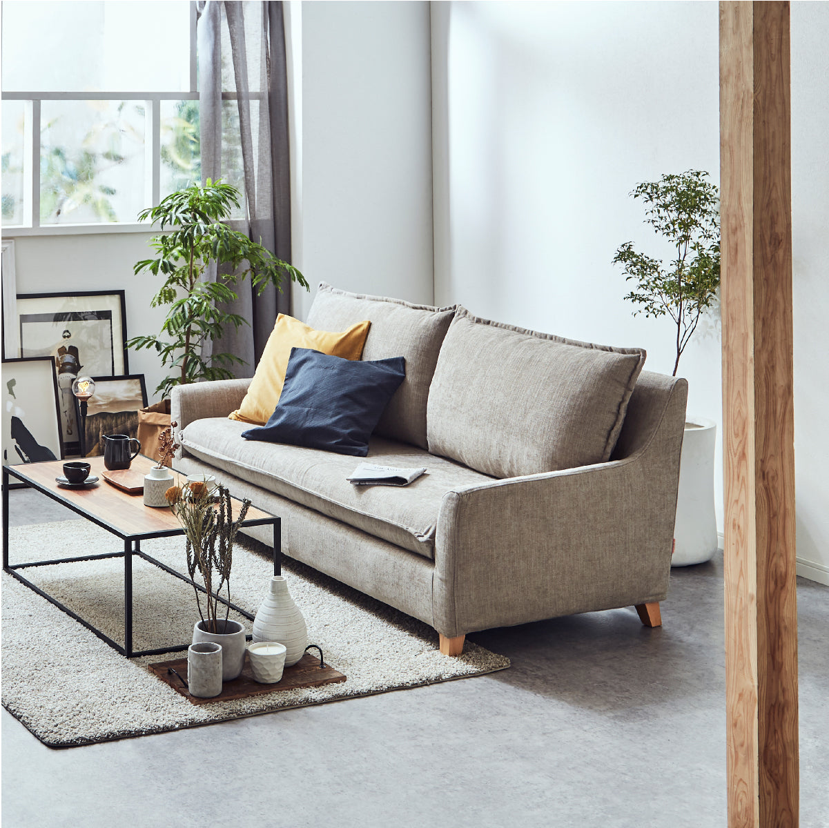 サボン 3人掛けソファ 幅188cm