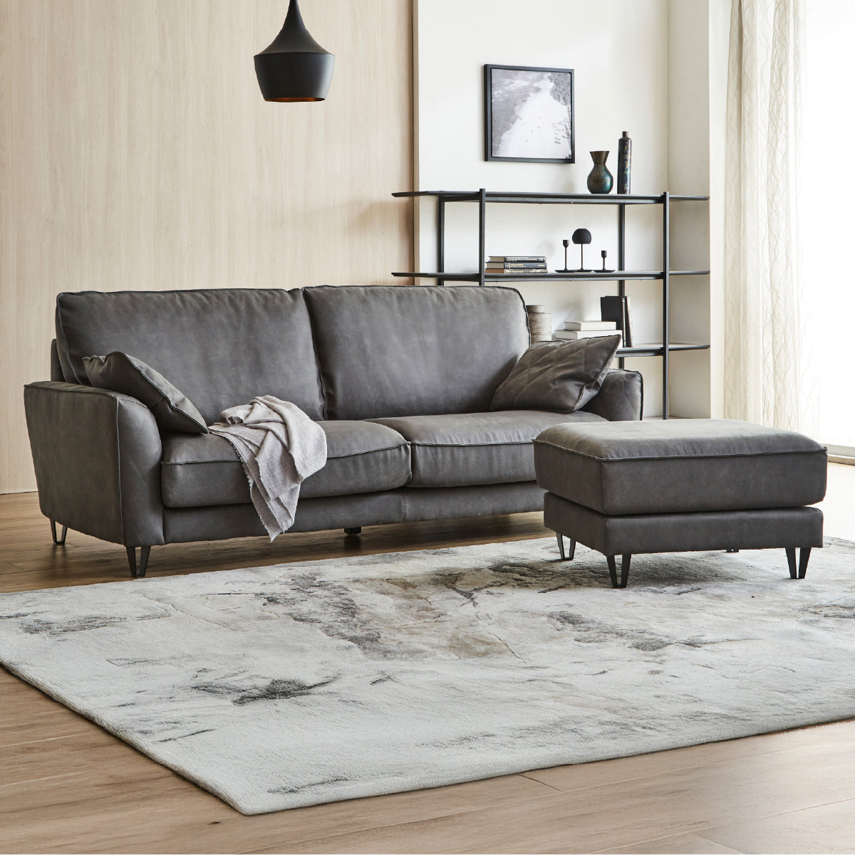 コロンバスⅡ 3人掛けソファ 幅185cm