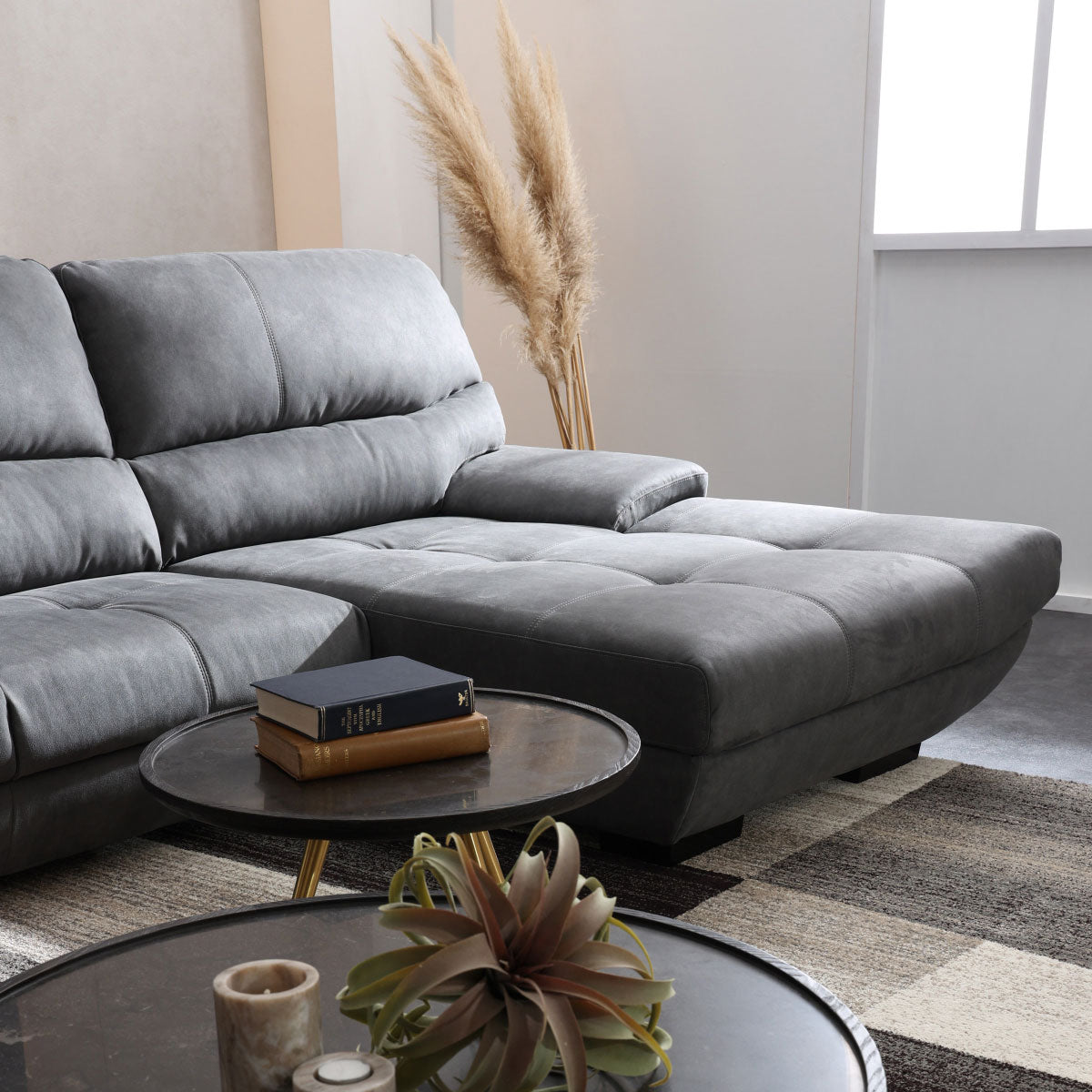 メーダ 左スモールカウチソファ 幅240cm