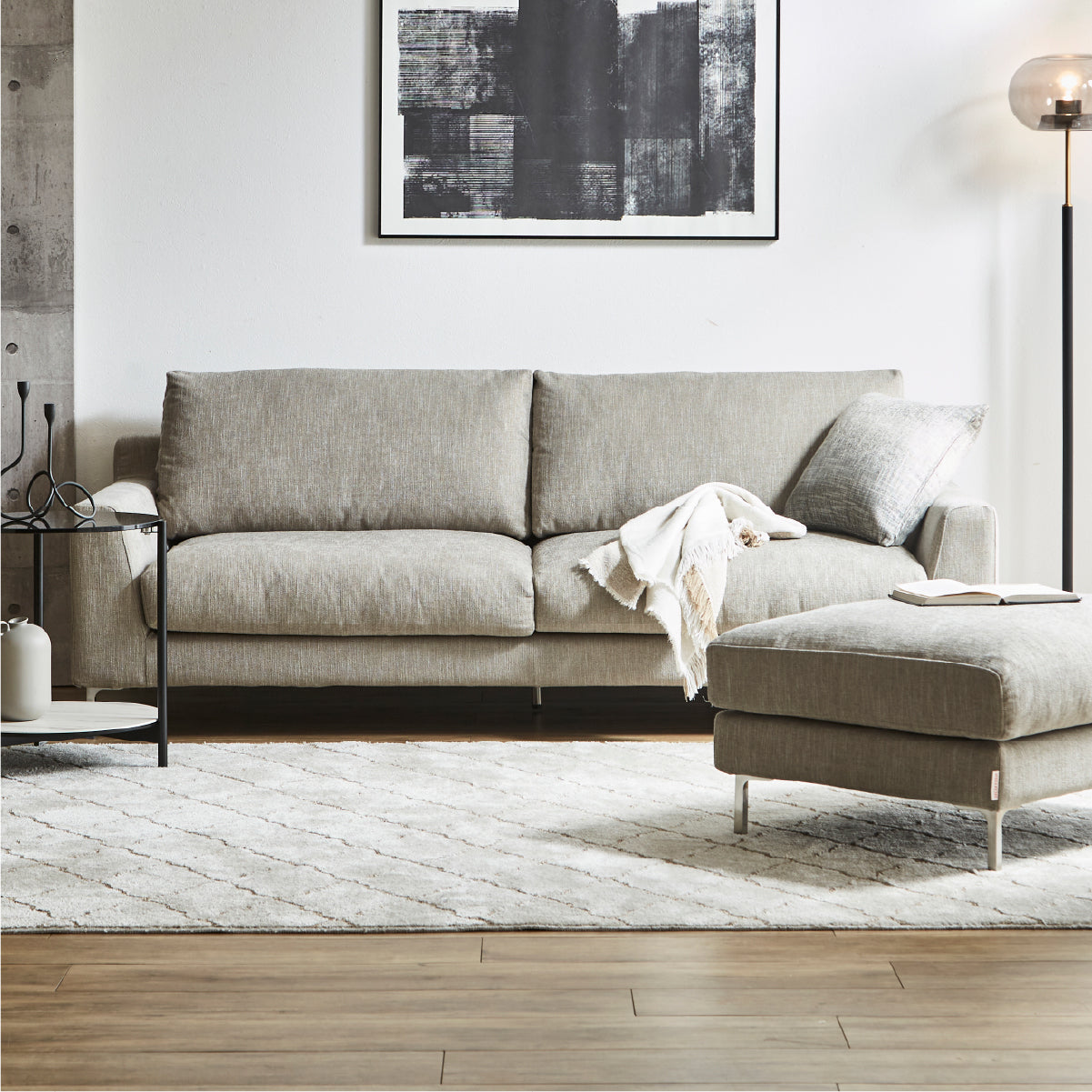 デイラート 3人掛けソファ 幅199cm