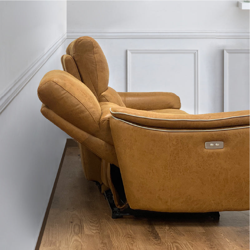 バッジオ 3人掛け2シーター電動ソファ幅190cm