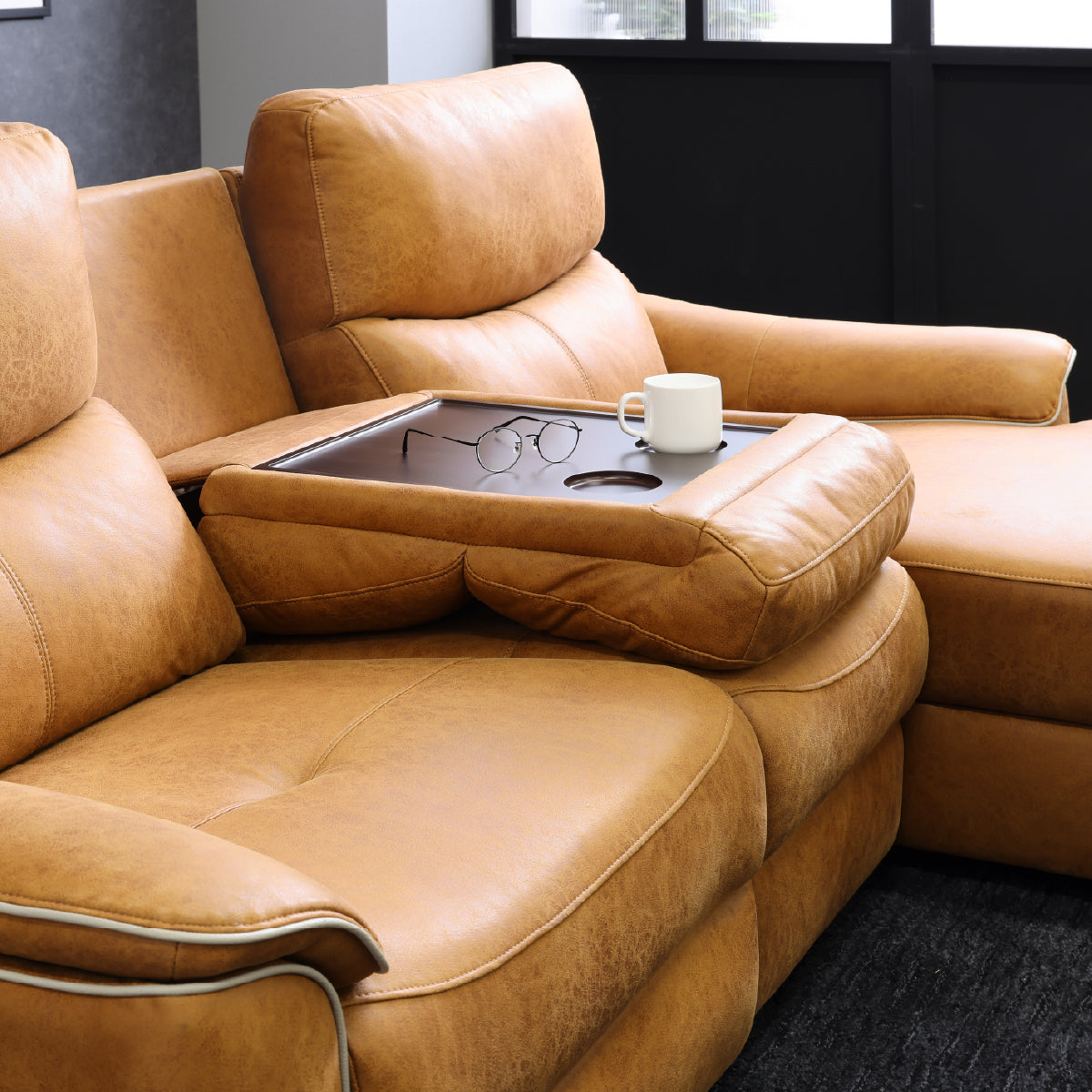 エルドラド 左カウチソファ 幅218cm