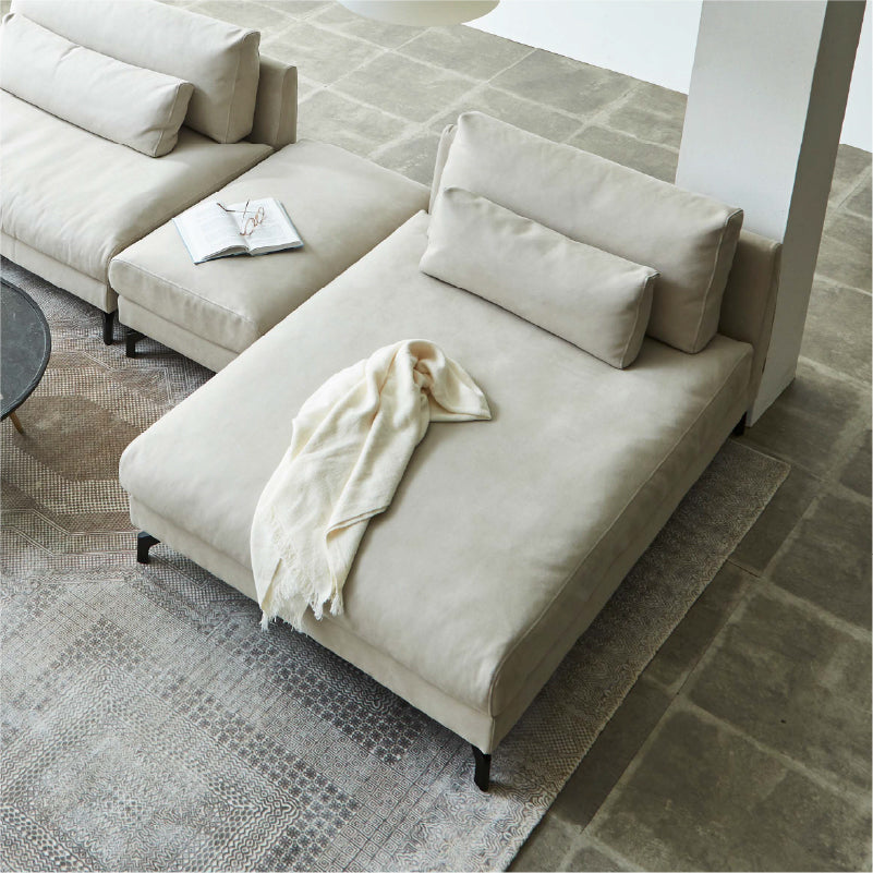 グラシエーロ シェーズソファ 幅100cm