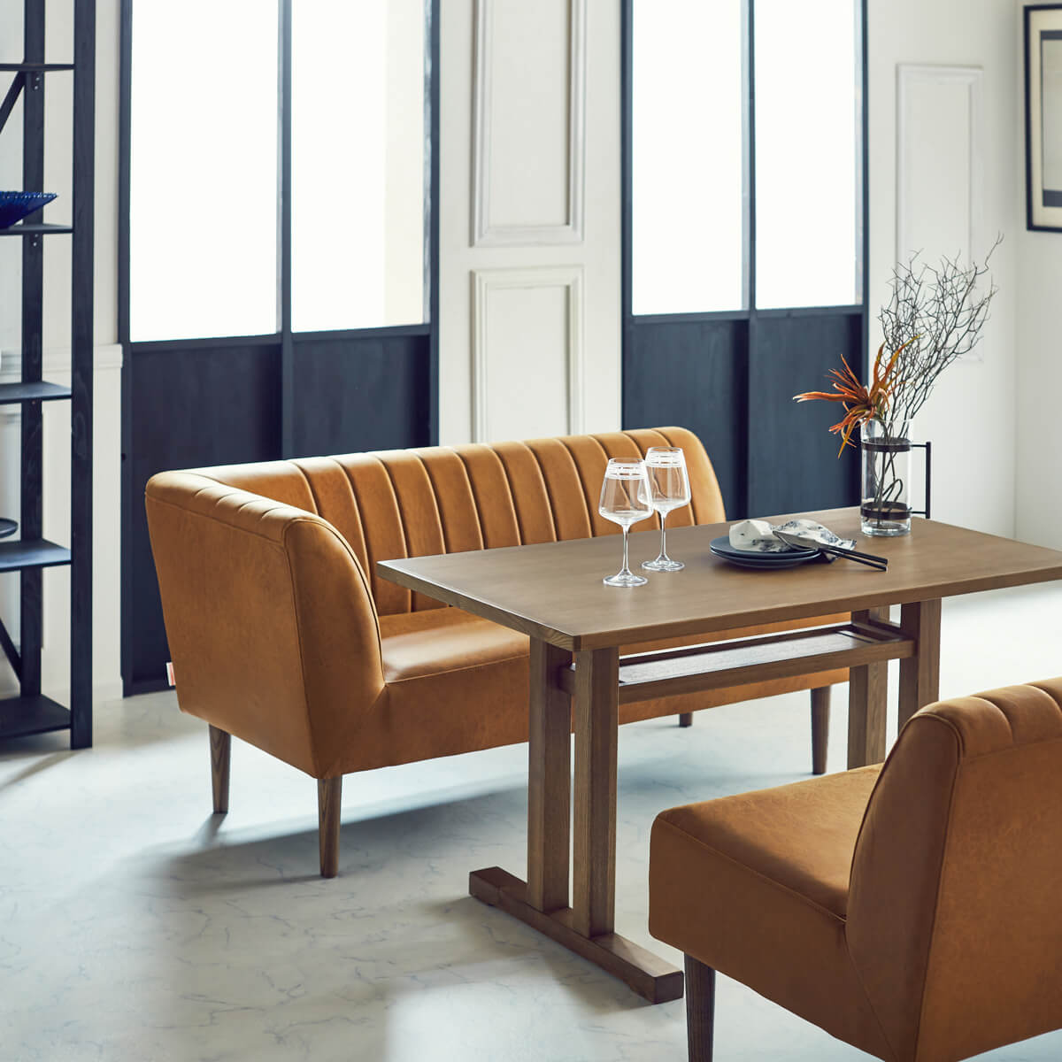 ソルナ ダイニングテーブル 幅115cm