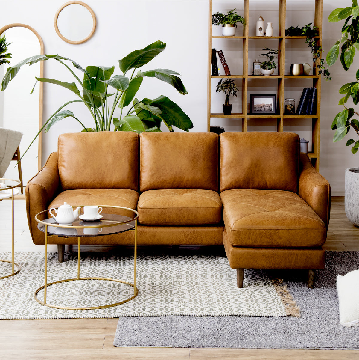 カローレ カウチソファ 幅202cm