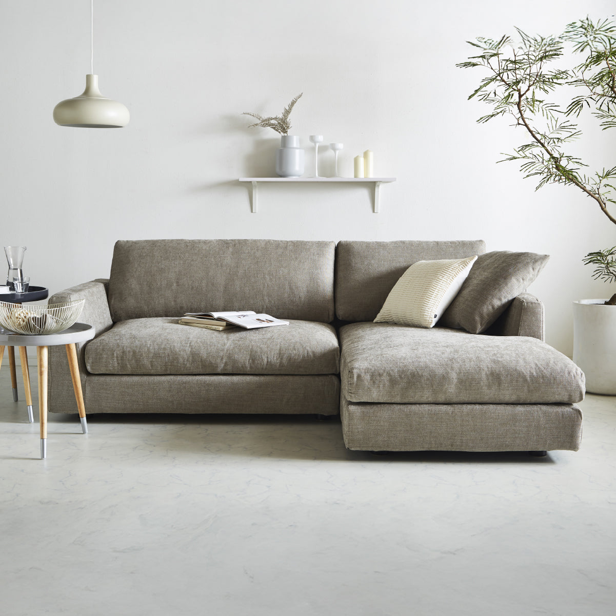 デパラⅡ カウチソファ 幅220cm