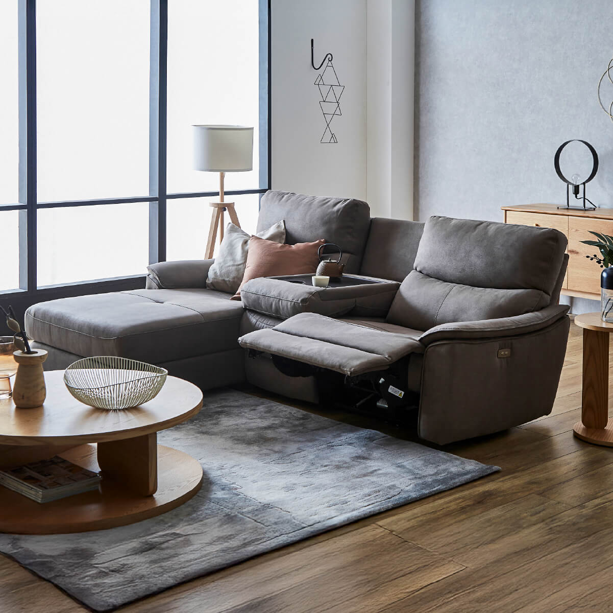 エルドラド カウチソファ 幅218cm