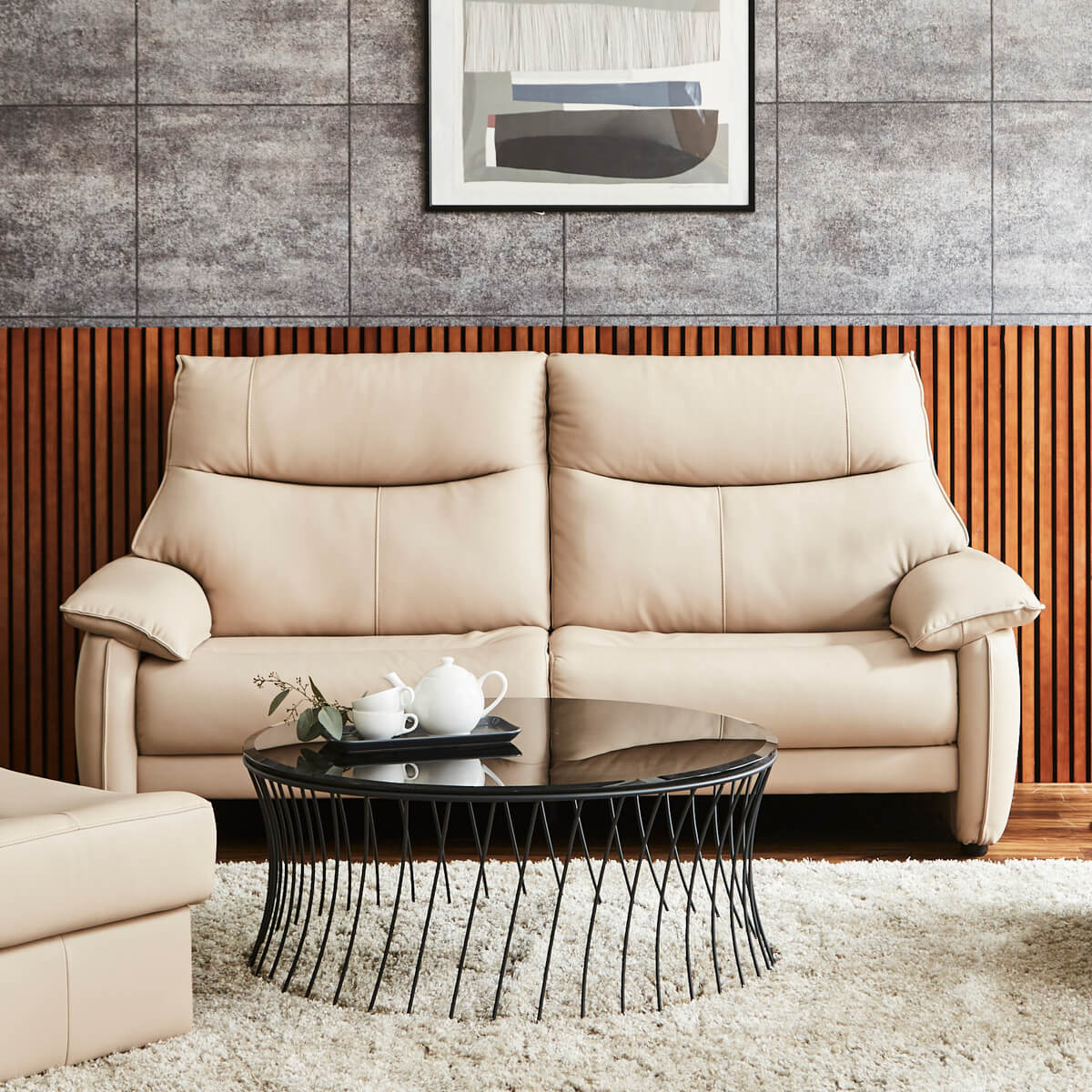 ルーシェ 2人掛けソファ 幅158cm