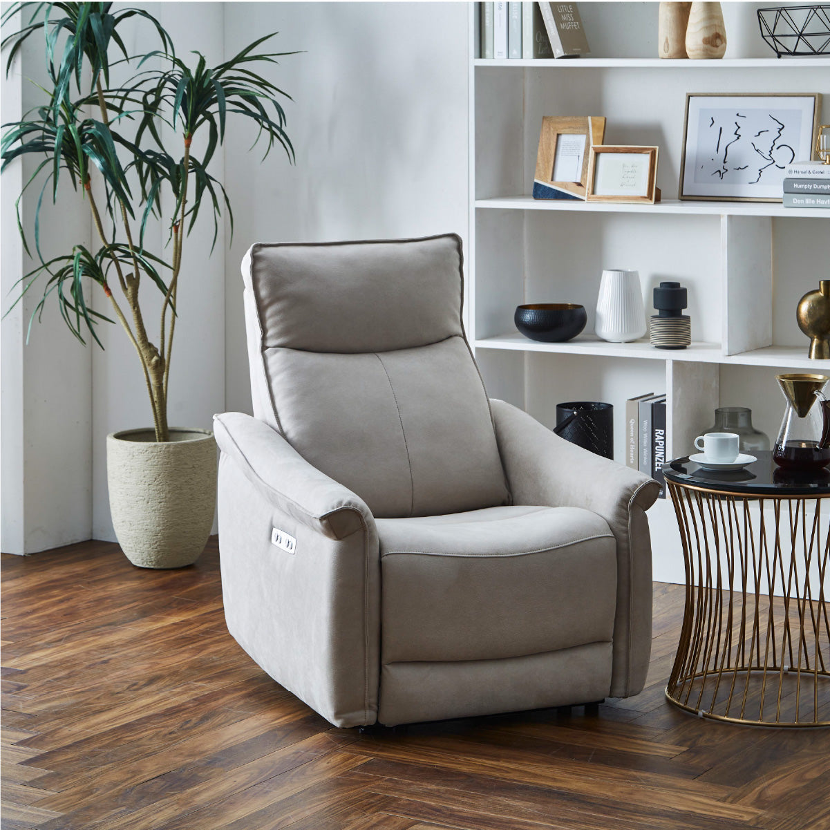 ロレア　電動パーソナルソファ　幅81cm