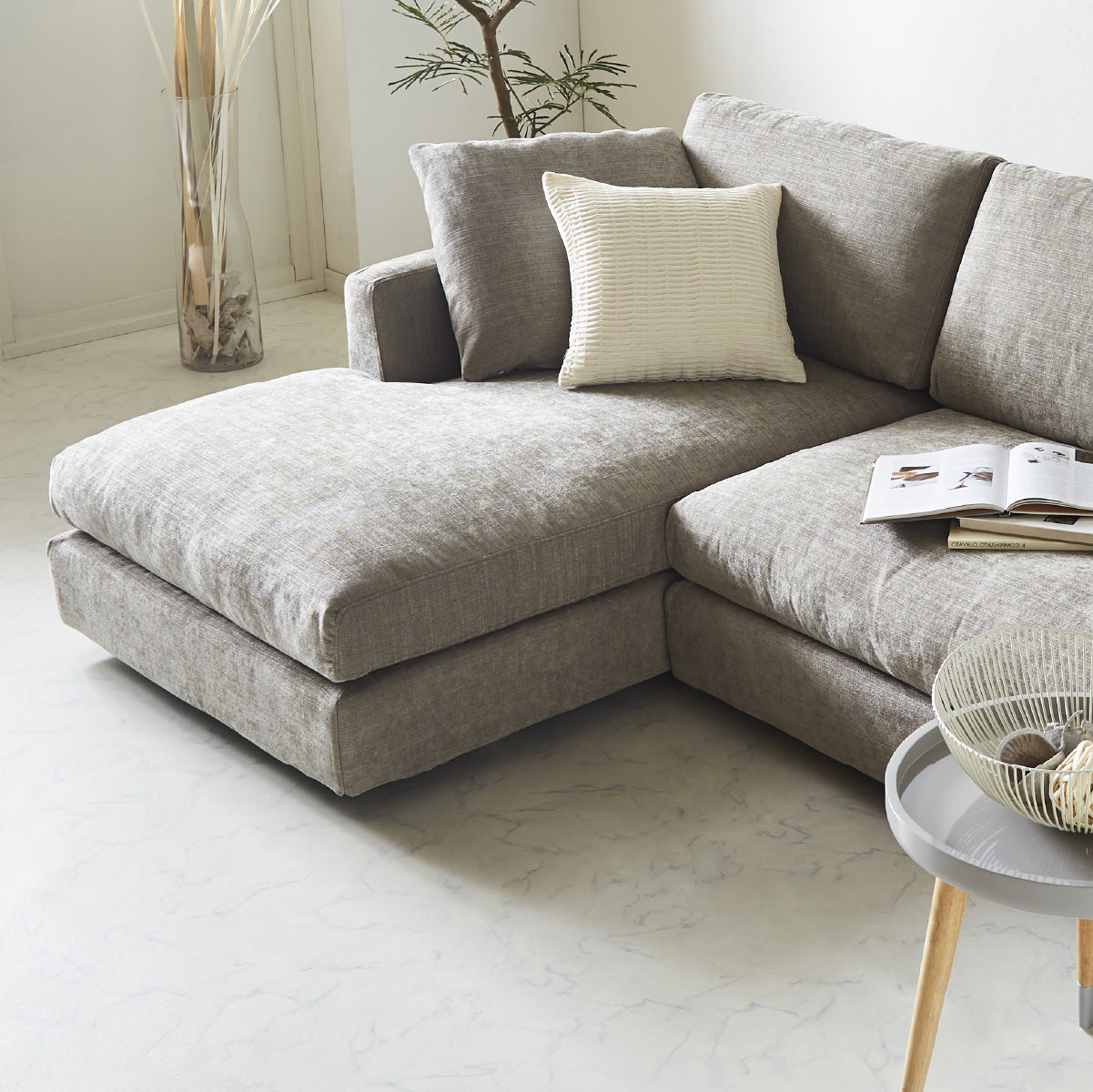 デパラⅡ カウチソファ 幅220cm ｜ RELAX FORM®/リラックスフォーム