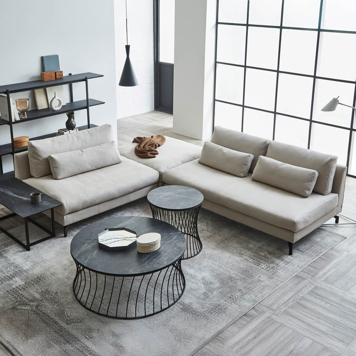 グラシエーロ　3点セット　1.5人掛け＆2人掛け＆コーナー