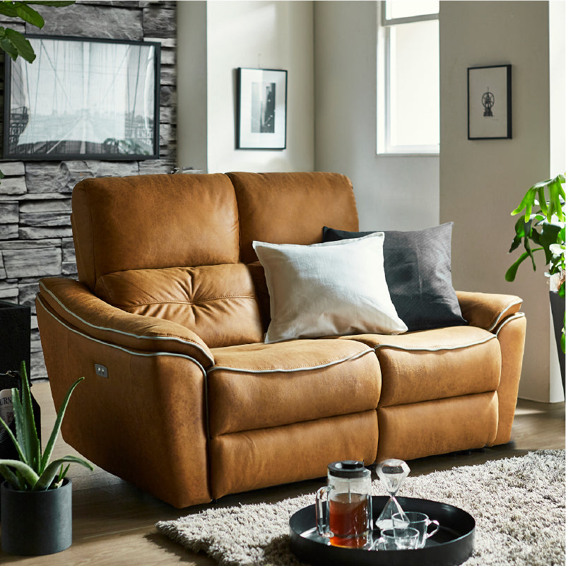 バッジオ　2人掛け電動ソファ幅142cm