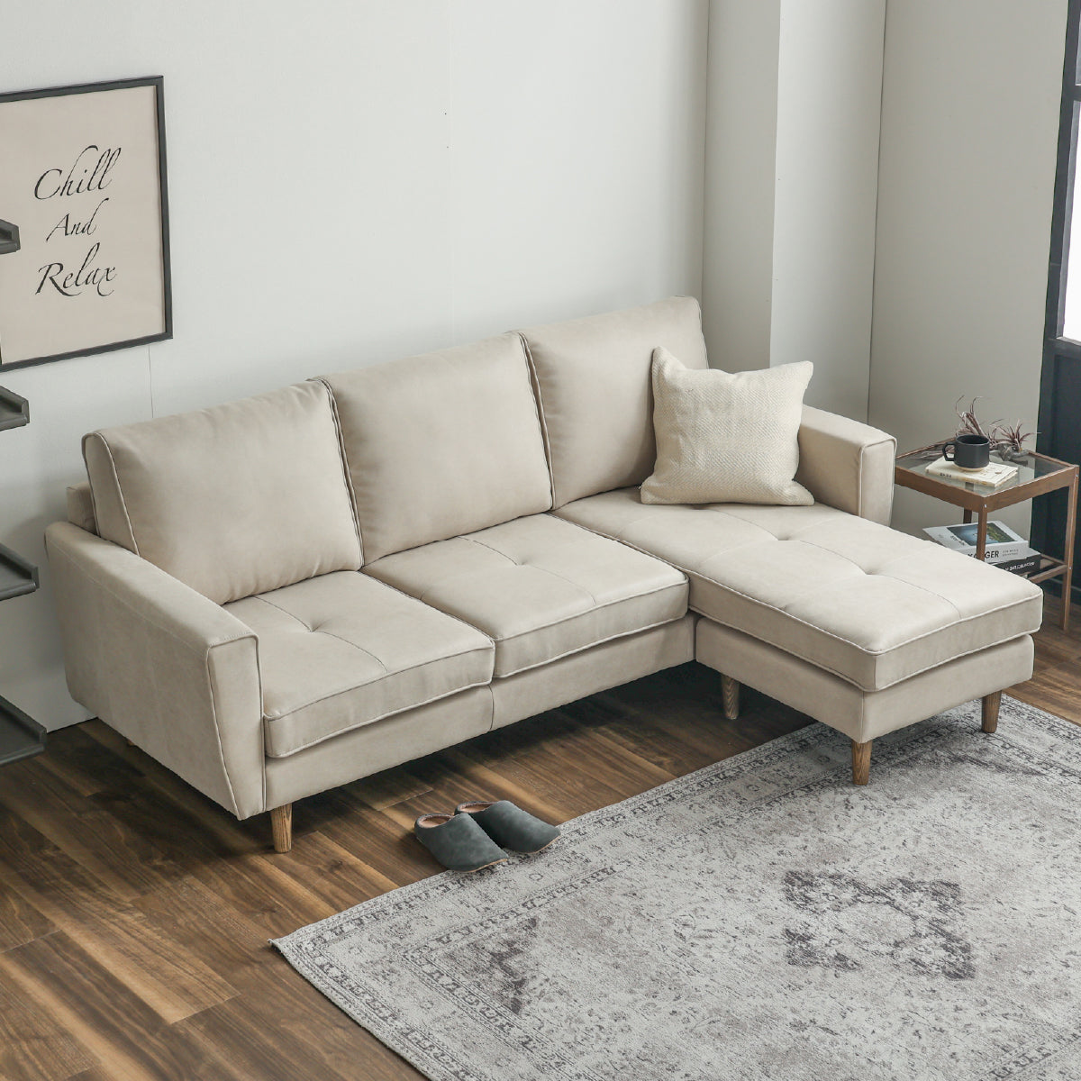 フリー　カウチソファ　幅199cm