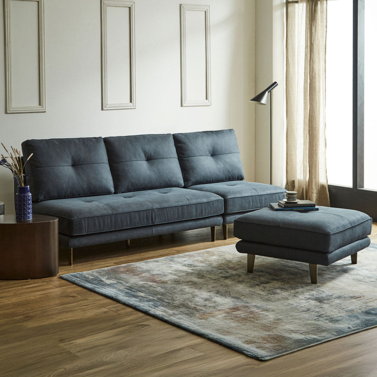 マリエッタ　カウチソファ　幅219cm