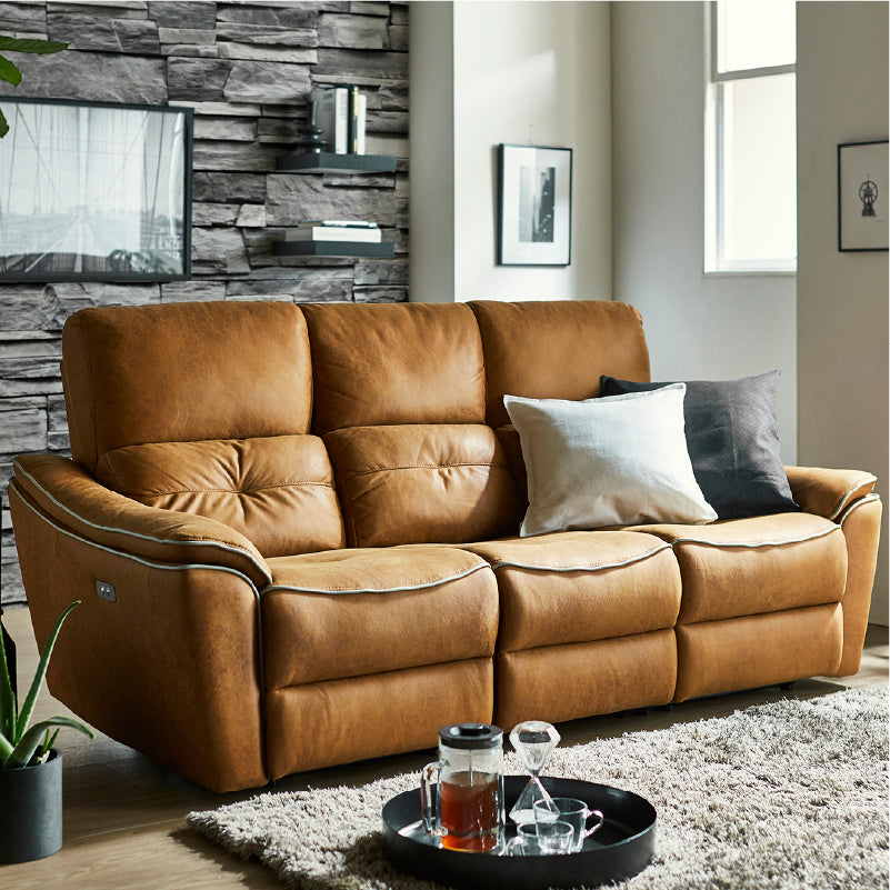 バッジオ　3人掛け電動ソファ幅190cm