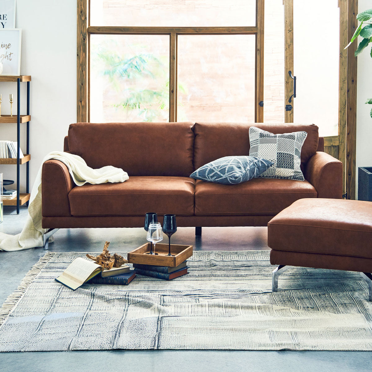 ロンバルディア　3人掛けソファ　幅202cm