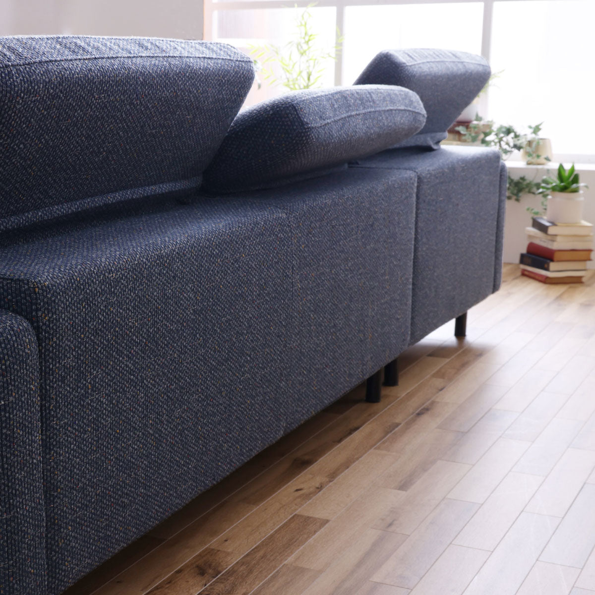 バレンナ　右スモールカウチソファ　幅241cm