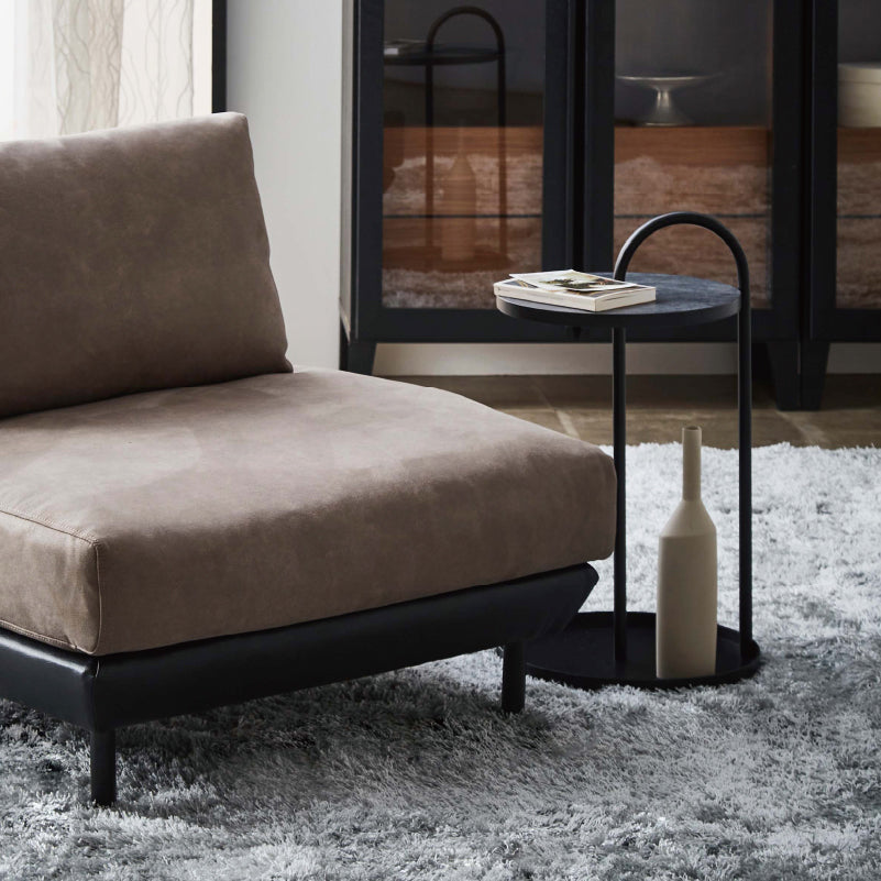 ドレア サイドテーブル ブラックストーン