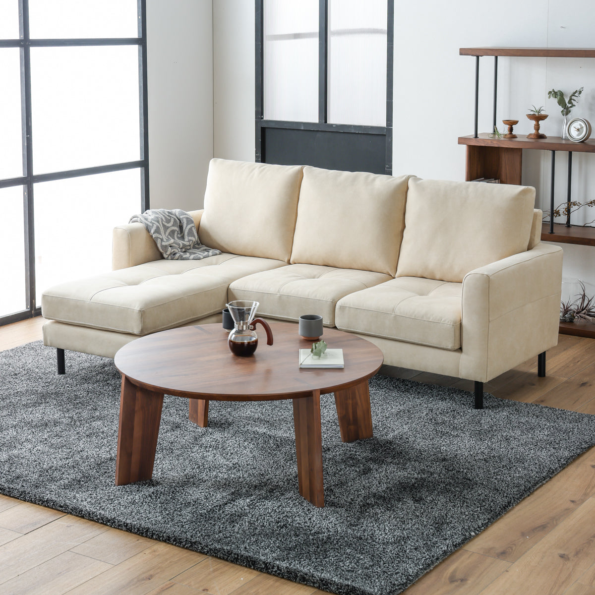 ソラン　カウチソファ　幅189cm