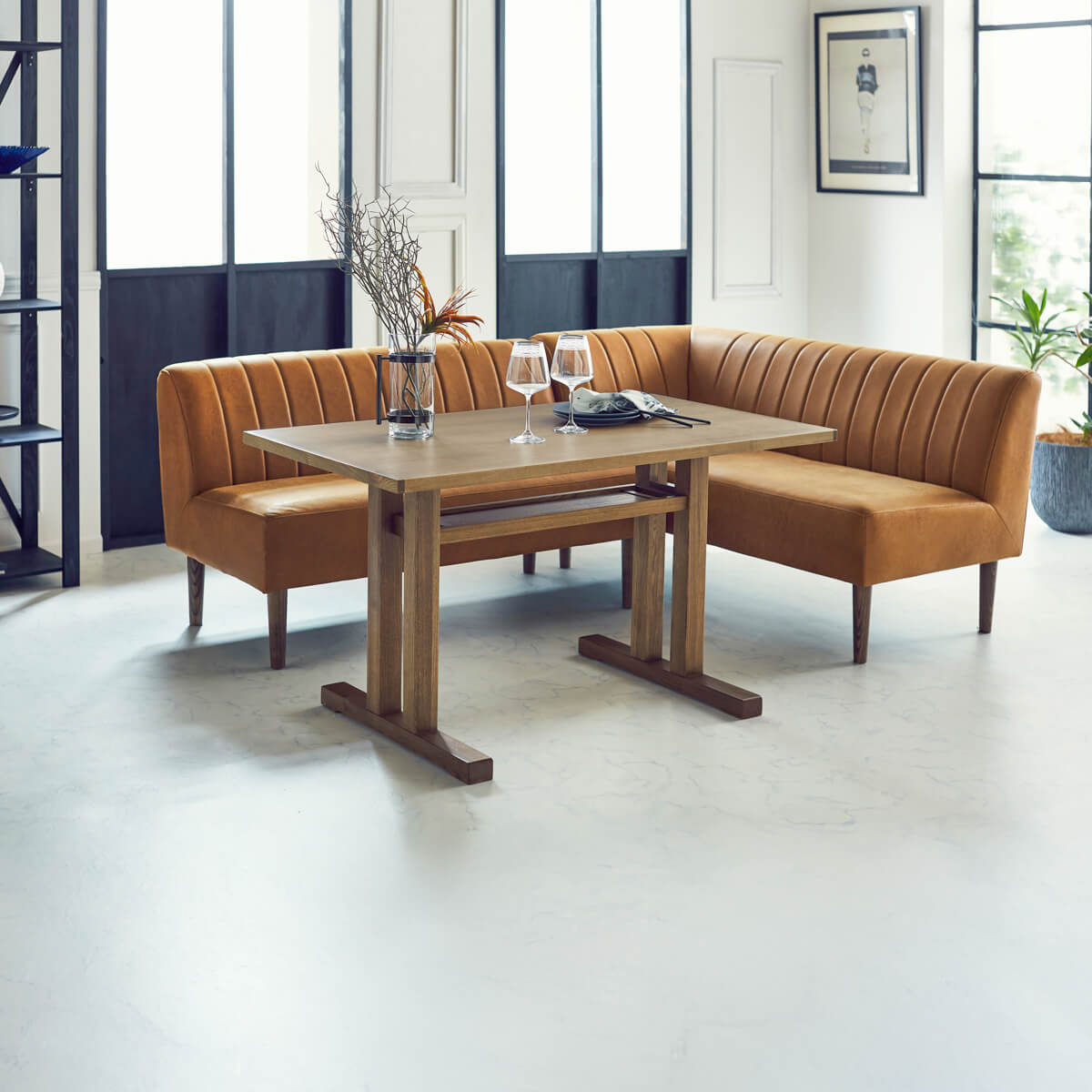 ソルナ ダイニングテーブル 幅115cm