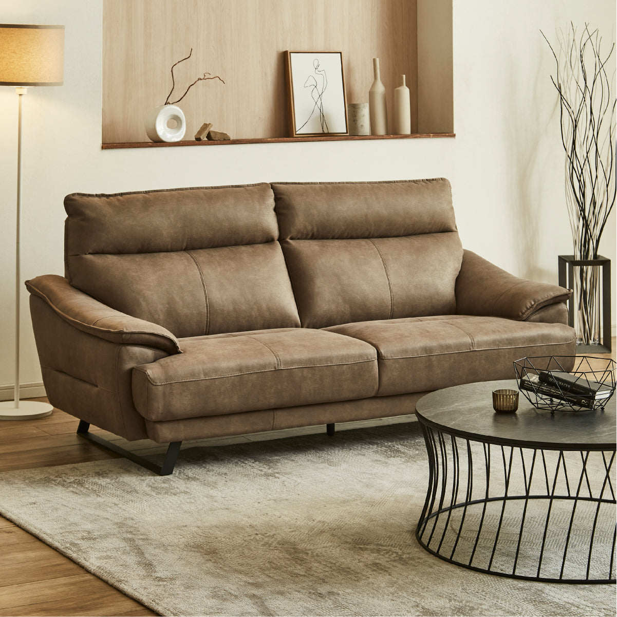 フレデリック　3人掛けソファ　幅195cm