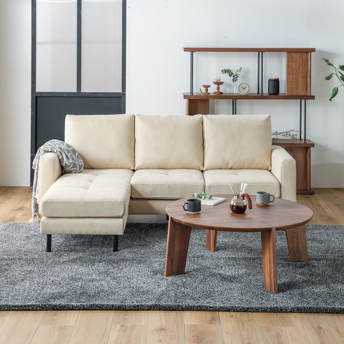 ソラン　カウチソファ　幅189cm