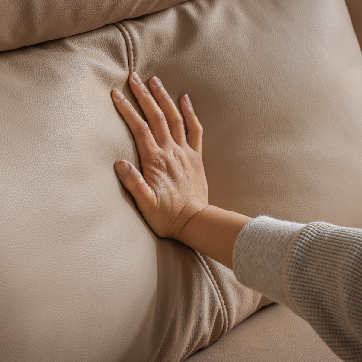 ルーシェ 1人掛けソファ 幅82cm ファインレザーテックス