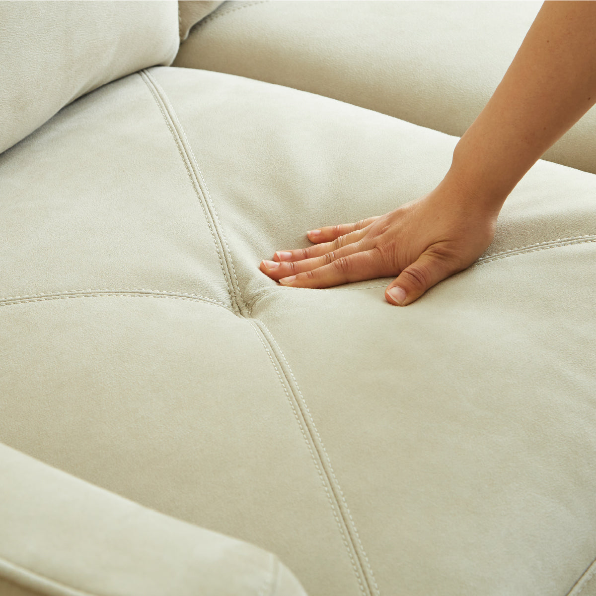 カローレ　カウチソファ　幅202cm