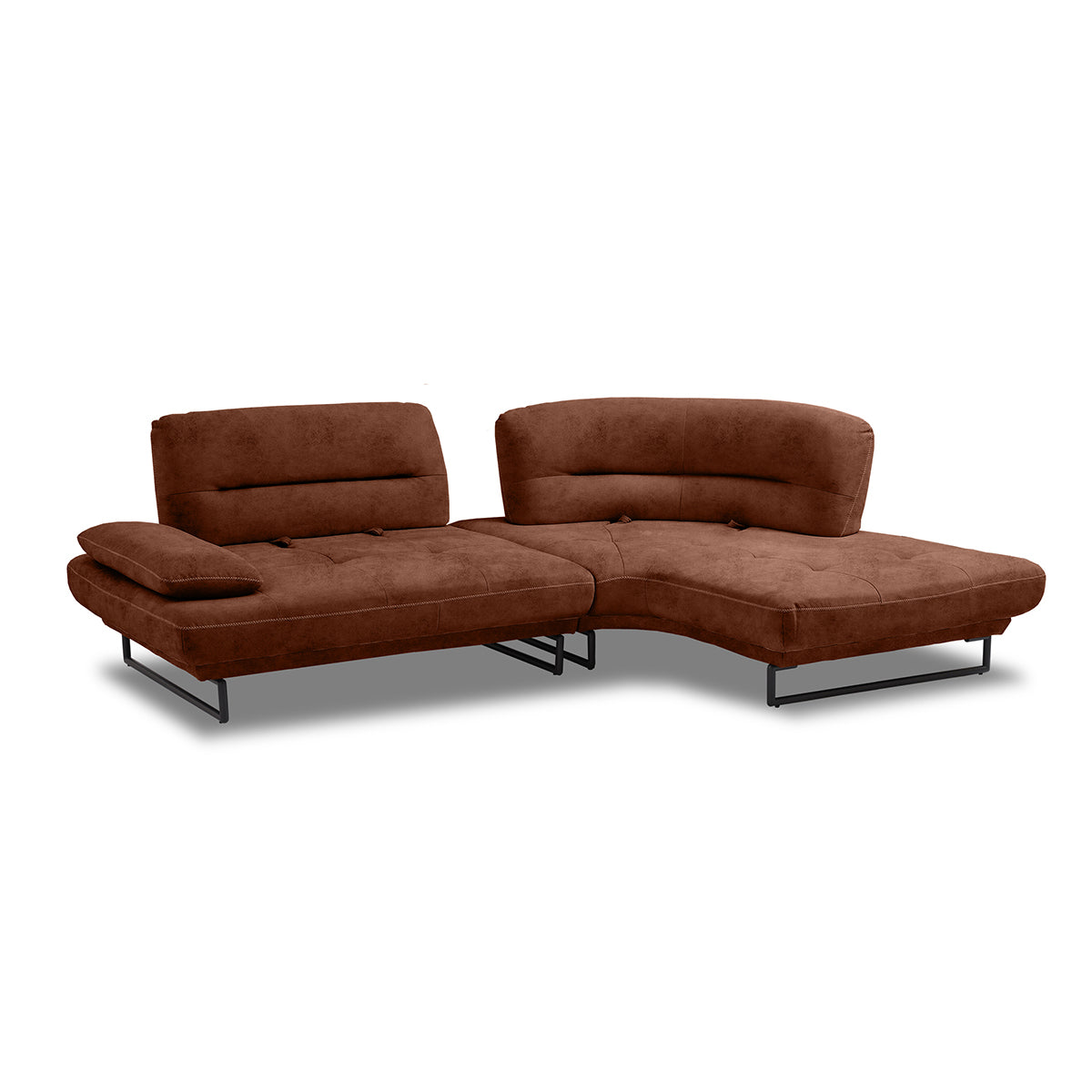 【2個口発送 ①】関家具　ラルスソファ　左カウチ　266㎝幅 ラルス 左カウチソファ 幅266cm ｜RELAX FORM®（リラックス