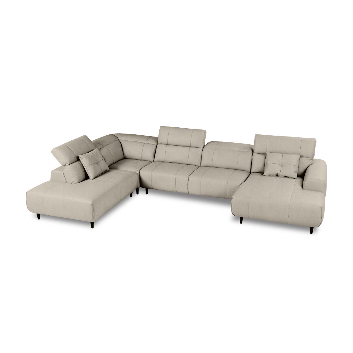 インぺリアLX　右カウチソファ　幅377cm