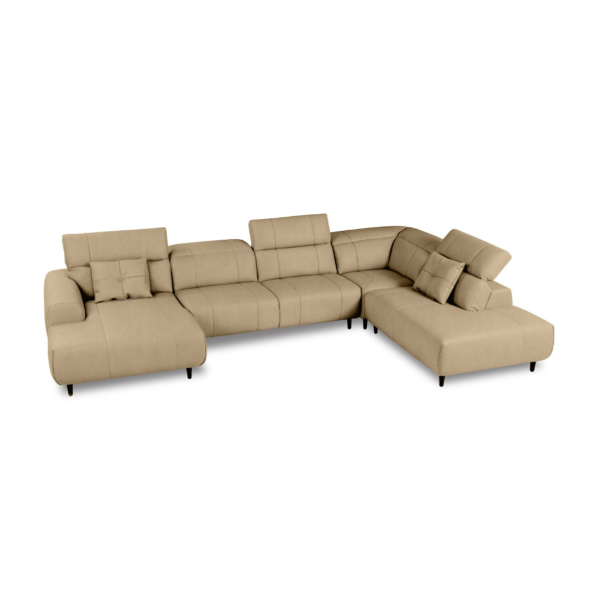 インぺリアLX　左カウチソファ　幅377cm