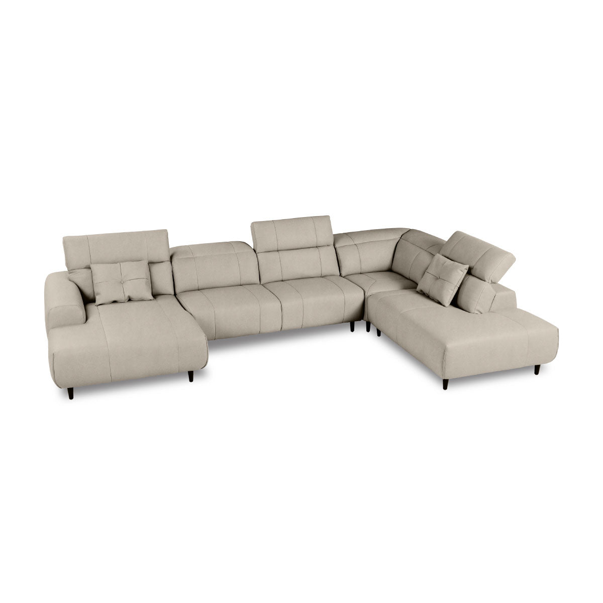 インぺリアLX　左カウチソファ　幅377cm