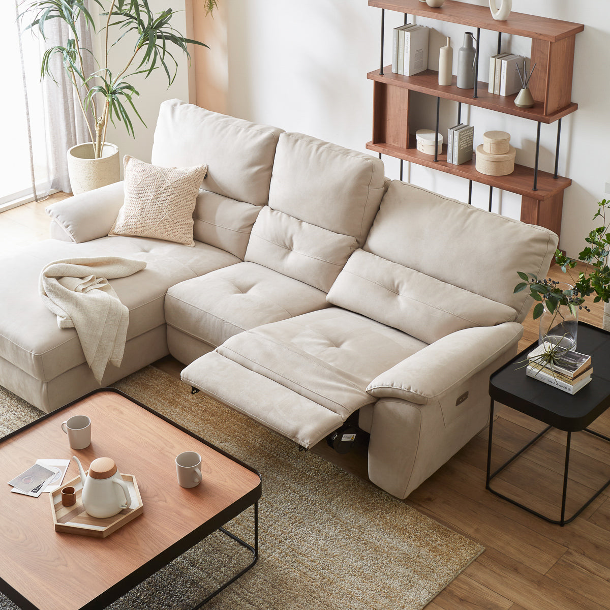 ドラゴ 右スモールカウチソファ 幅219cm ｜ RELAX FORM®/リラックス