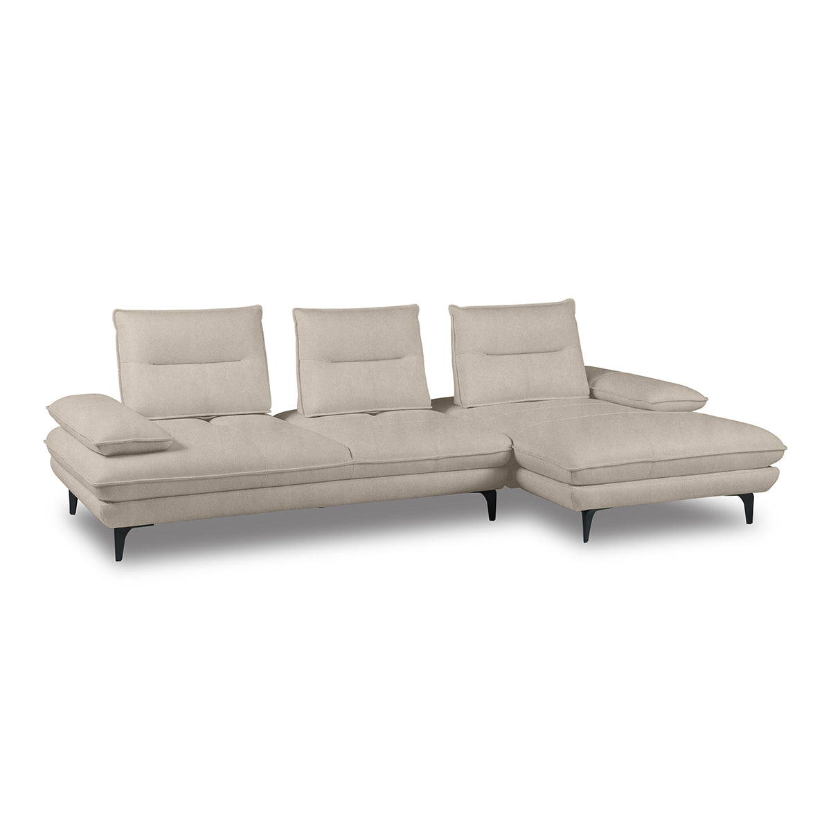 アレクス　カウチソファ　幅281cm