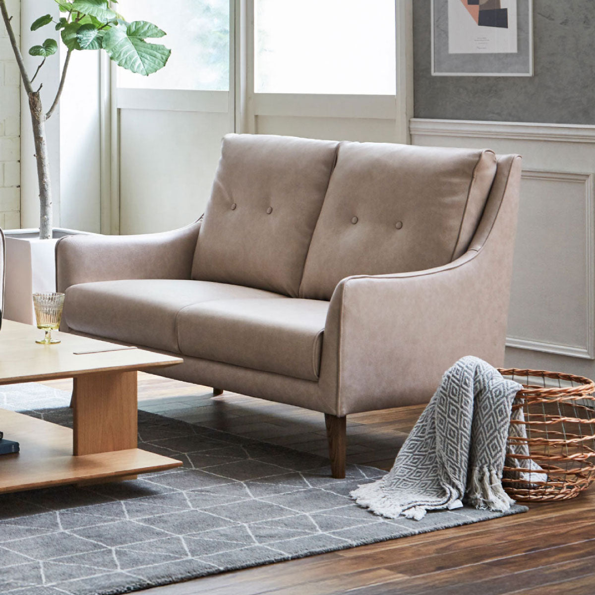 ユール　2人掛けソファ　幅130cm