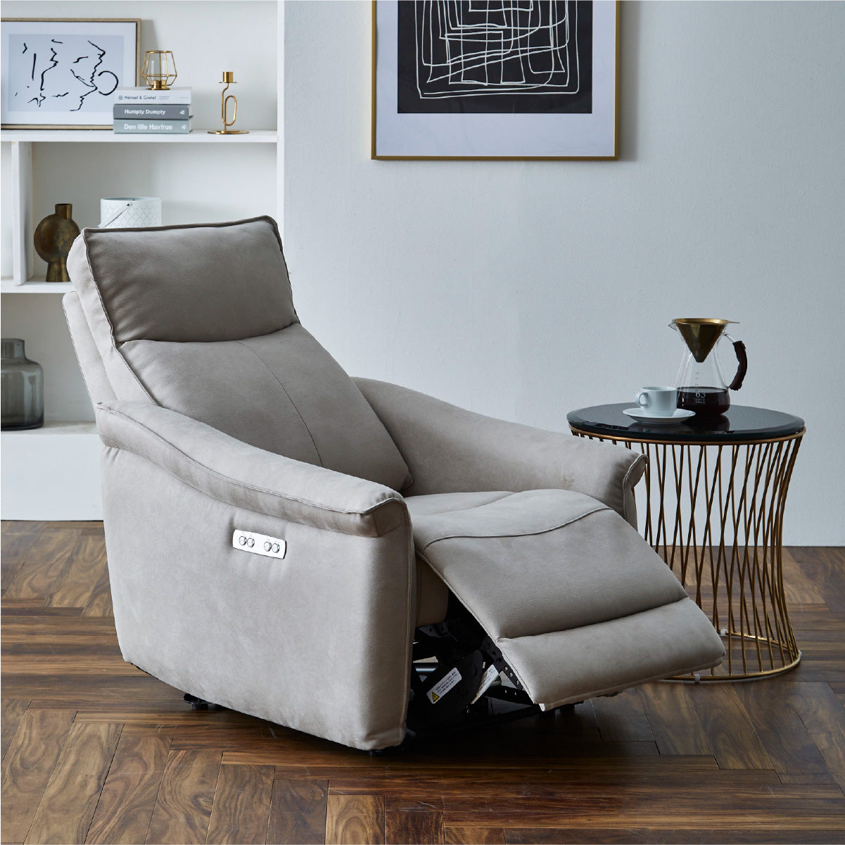 ロレア　電動パーソナルソファ　幅81cm