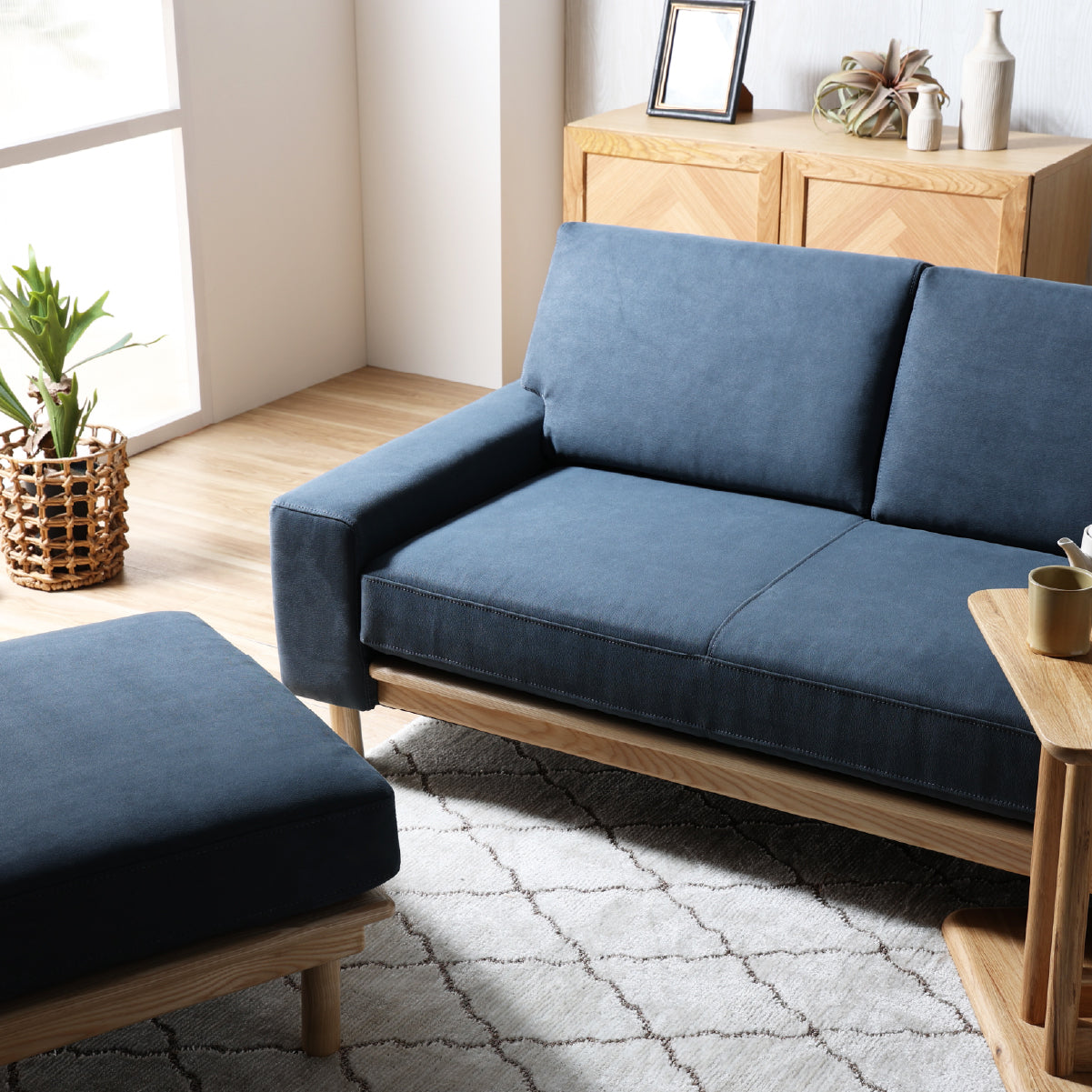 ルノ　カウチソファ　幅200cm