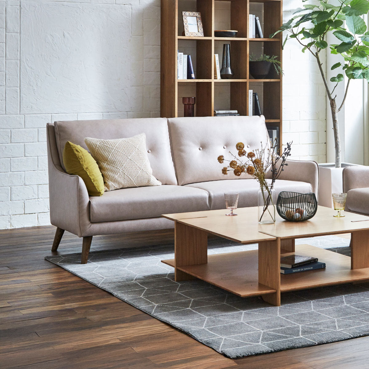 ユール　3人掛けソファ　幅180cm