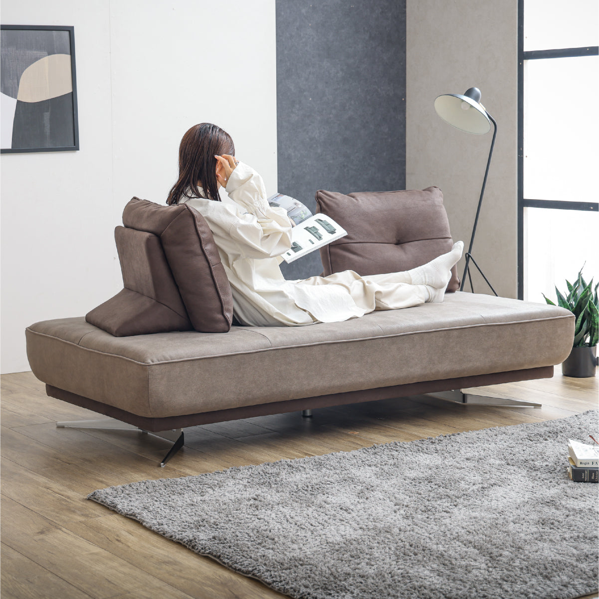 ベルザード　3人掛けソファ　幅183cm