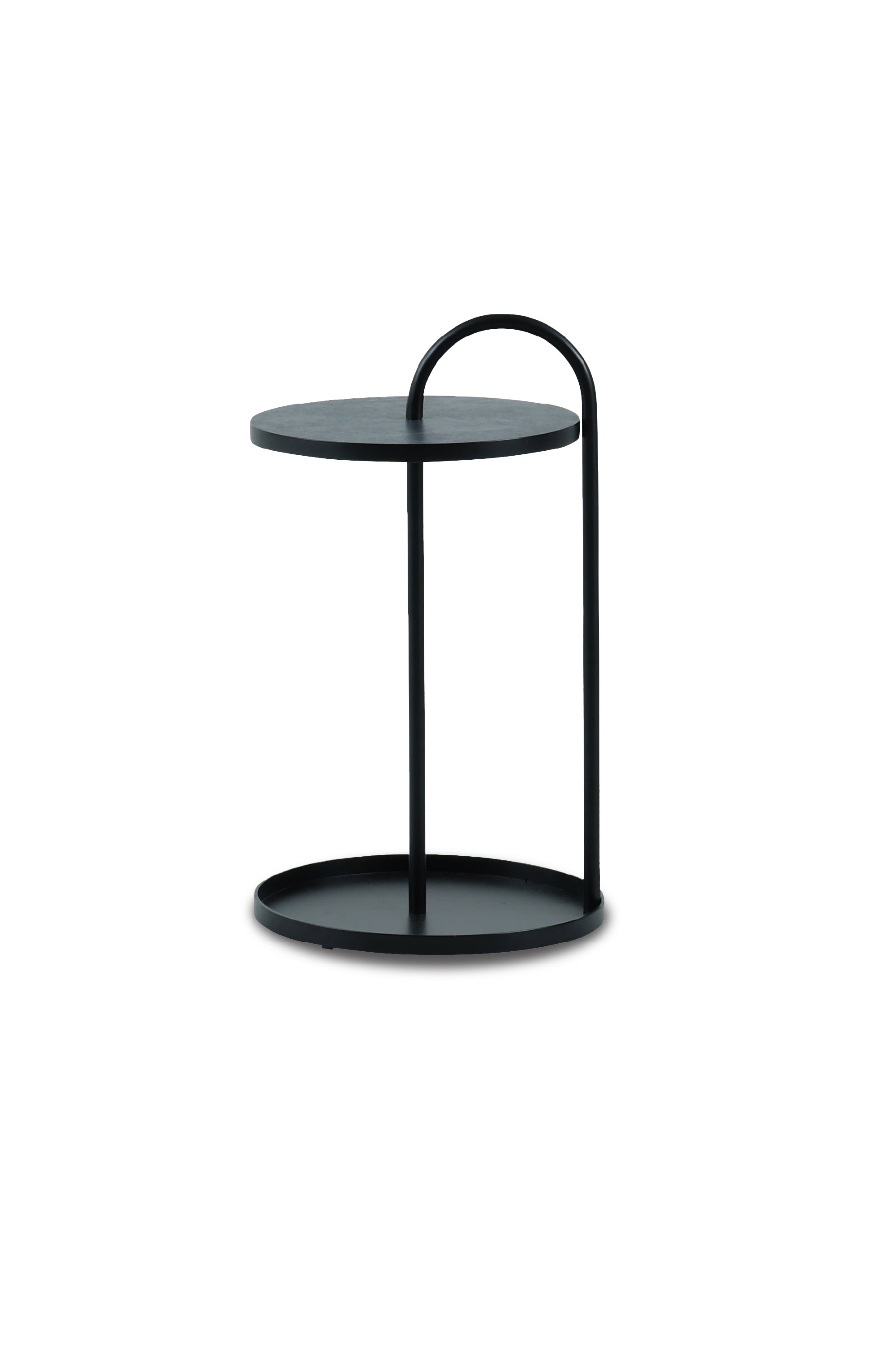 ドレア サイドテーブル ブラックストーン