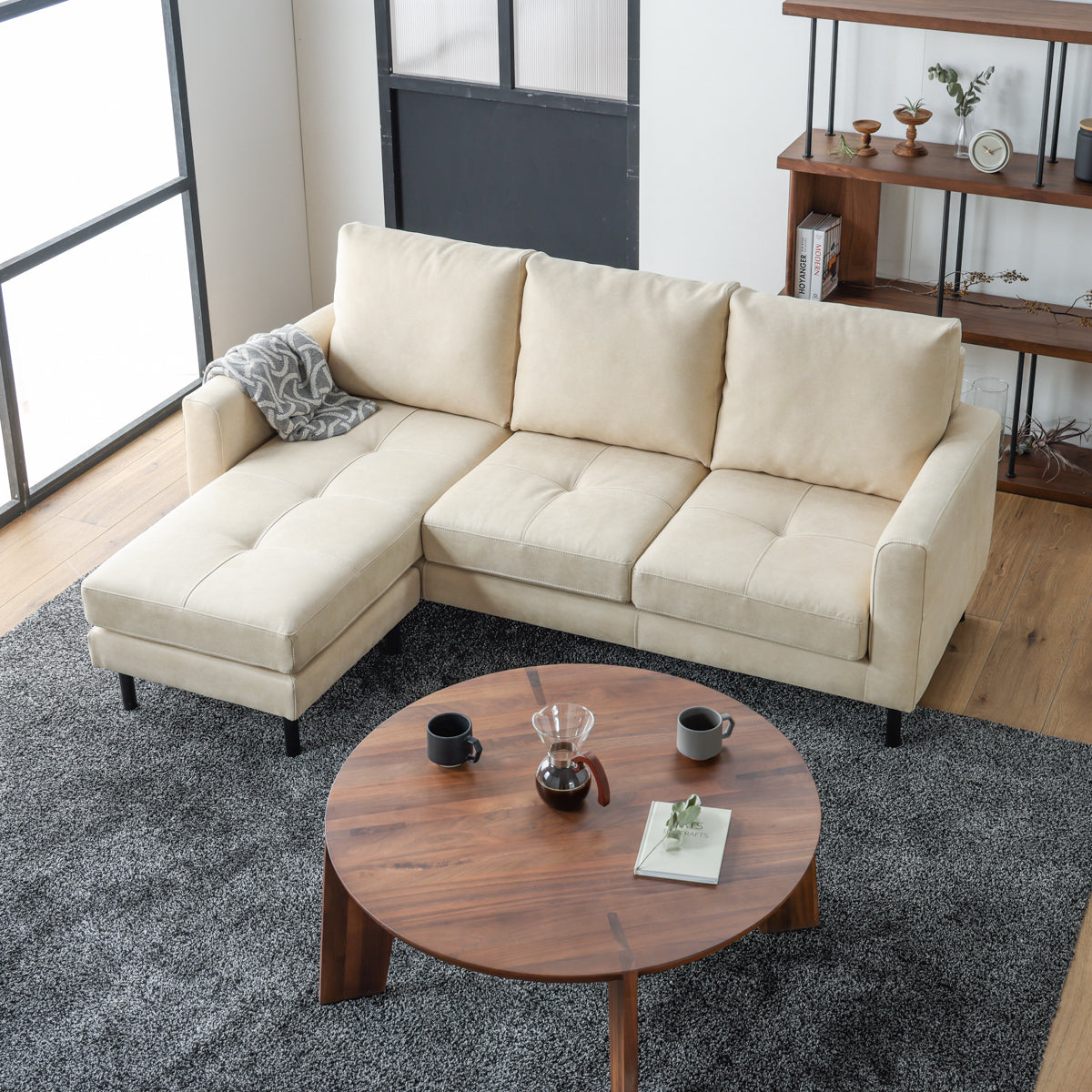 ソラン　カウチソファ　幅189cm