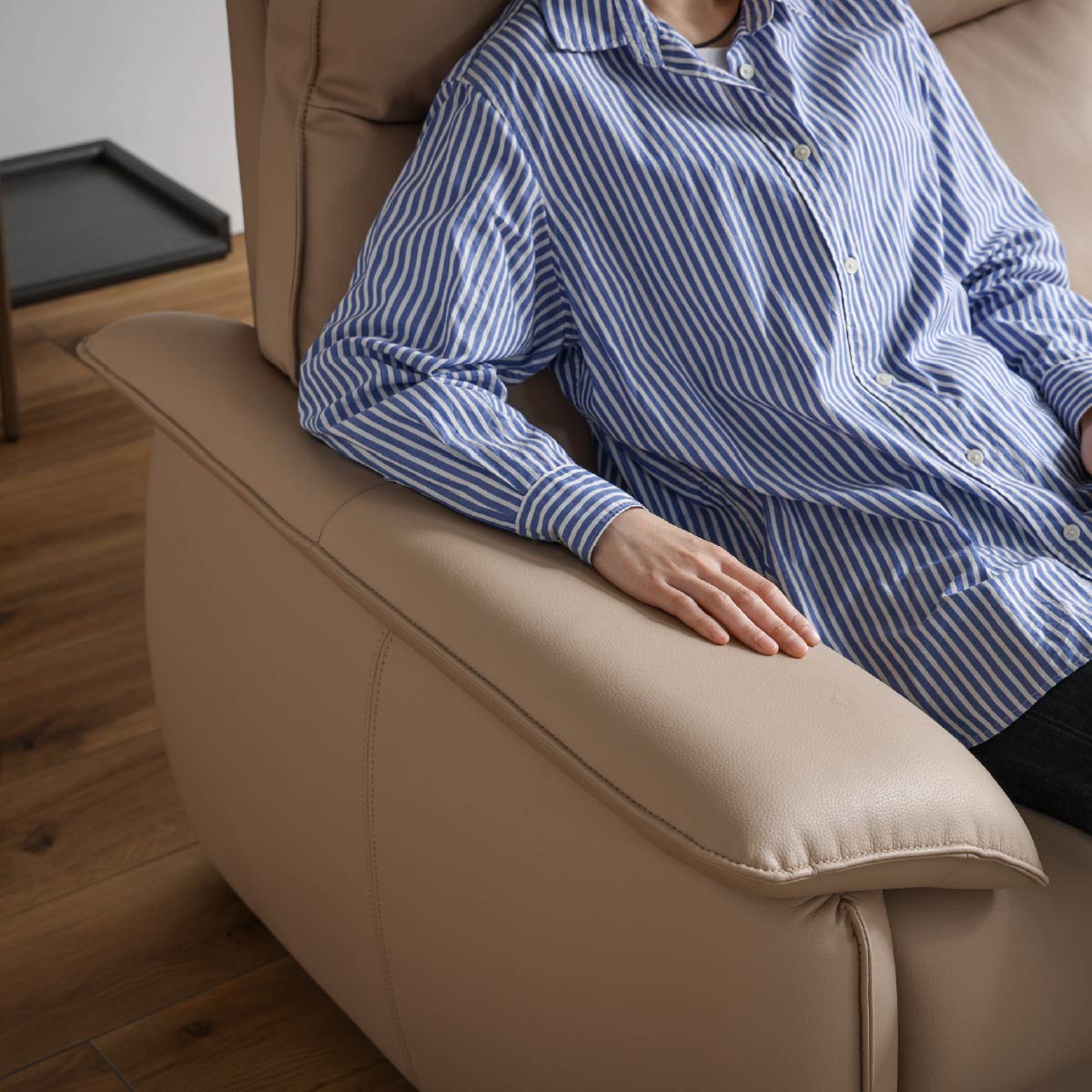 ルーシェ 2人掛けソファ 幅158cm レザーテックス